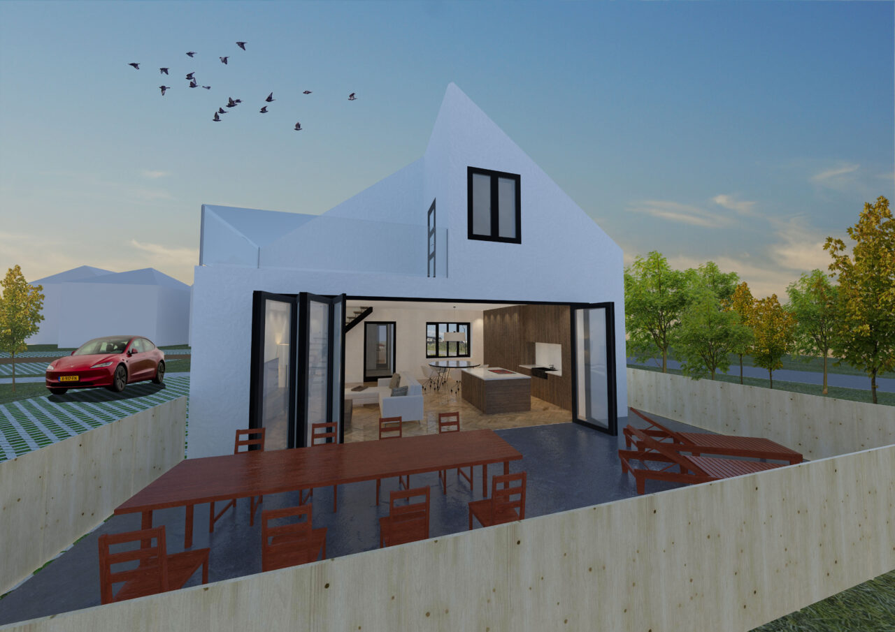 woning ontwerp binnen buiten