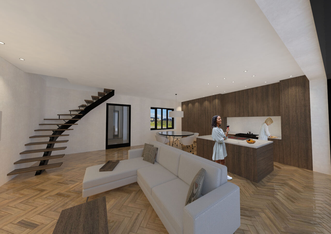 open woning plattegrond