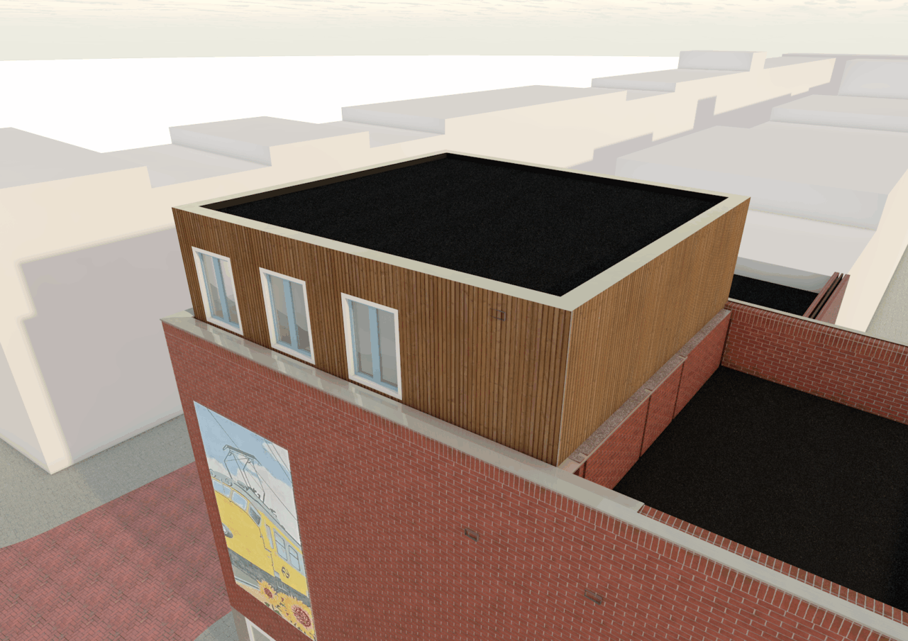 Rendering parallelweg symbool